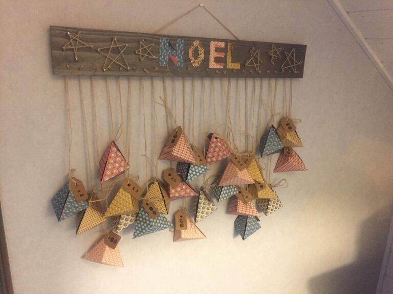 creation Noel calendrier de l'avent